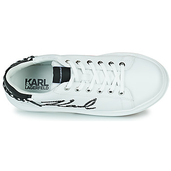 Karl Lagerfeld KAPRI Whipstitch Lo Lace Valkoinen / Musta