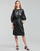 vaatteet Naiset Lyhyt mekko Karl Lagerfeld FAUX LEATHER DRESS Musta