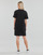 vaatteet Naiset Lyhyt mekko Karl Lagerfeld LACE INSERT JERSEY DRESS Musta