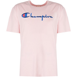vaatteet Miehet Lyhythihainen t-paita Champion  Vaaleanpunainen