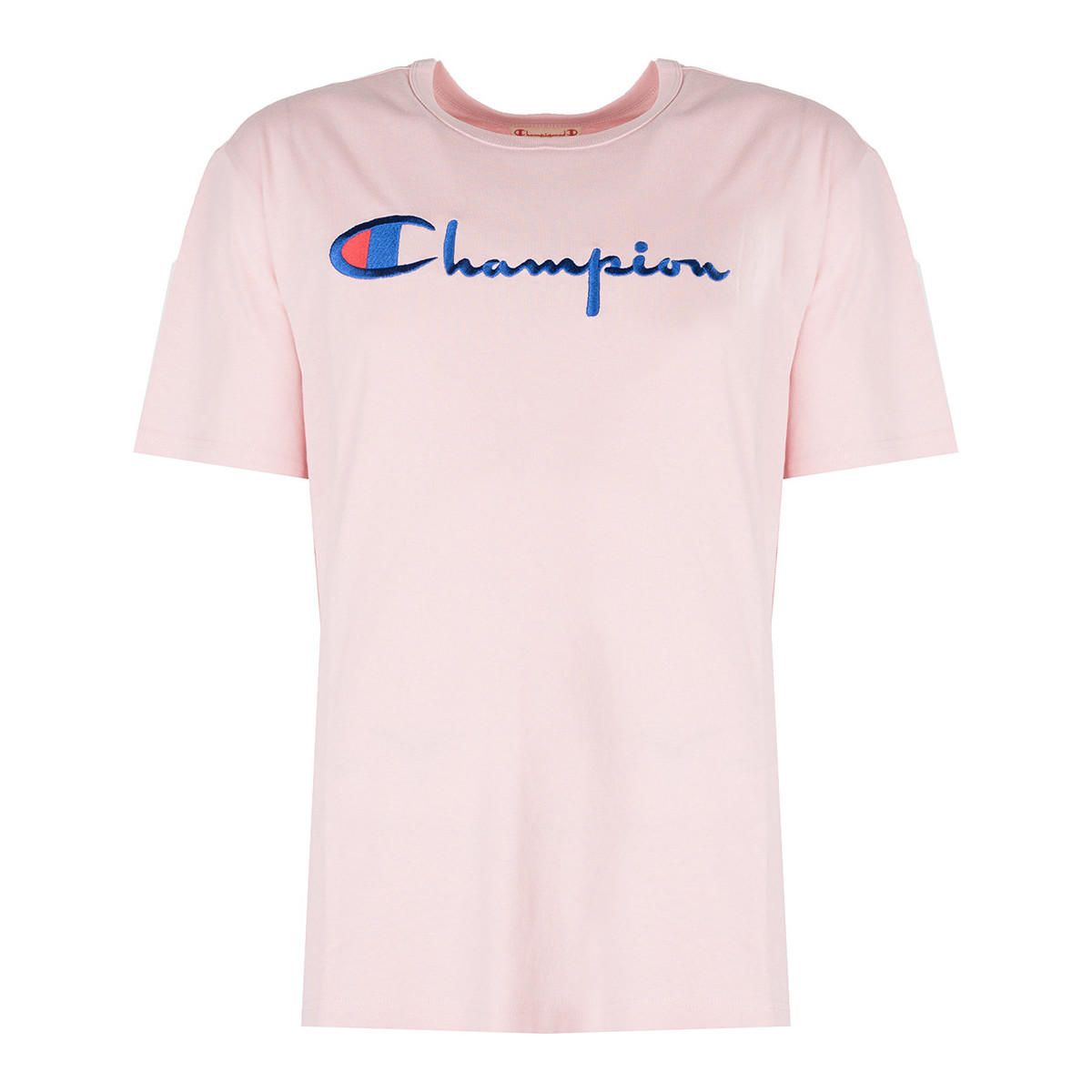 vaatteet Miehet Lyhythihainen t-paita Champion 210972 Vaaleanpunainen