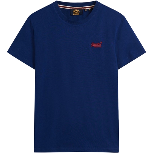 vaatteet Miehet Lyhythihainen t-paita Superdry 235552 Sininen