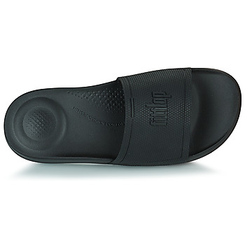 FitFlop Iqushion Pool Slide Tonal Rubber Musta