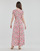 vaatteet Naiset Pitkä mekko Naf Naf KROSALIA R1 Vaaleanpunainen