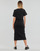 vaatteet Naiset Pitkä mekko Calvin Klein Jeans CK RIB LONG T-SHIRT DRESS Musta
