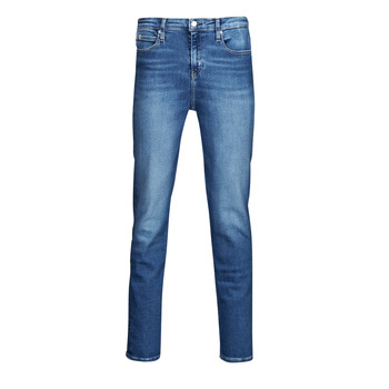 vaatteet Miehet Slim-farkut Calvin Klein Jeans HIGH RISE SLIM Sininen / Clear