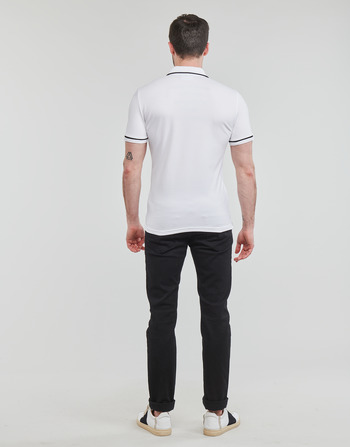 Calvin Klein Jeans TIPPING SLIM POLO Valkoinen / Musta