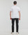 vaatteet Miehet Lyhythihainen poolopaita Calvin Klein Jeans TIPPING SLIM POLO Valkoinen / Musta