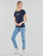 vaatteet Naiset Lyhythihainen t-paita Tommy Jeans TJW SKINNY ESSENTIAL LOGO 1 SS Laivastonsininen