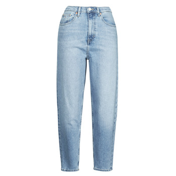 vaatteet Naiset Suorat farkut Tommy Jeans MOM JEAN UHR TPRD CE610 Sininen / Clear