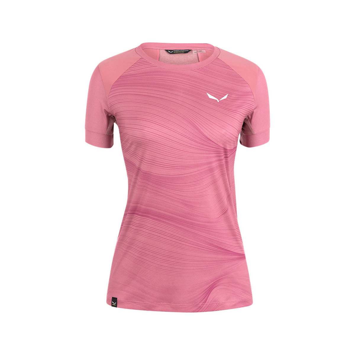 vaatteet Naiset Lyhythihainen t-paita Salewa Seceda Dry W T-paita 28070-6570 Vaaleanpunainen