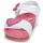 kengät Tytöt Sandaalit ja avokkaat Agatha Ruiz de la Prada Bio Valkoinen / Vaaleanpunainen