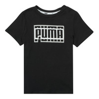 vaatteet Tytöt Lyhythihainen t-paita Puma ALPHA TEE Musta