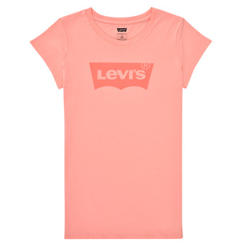 vaatteet Tytöt Lyhythihainen t-paita Levi's BATWING TEE Oranssi