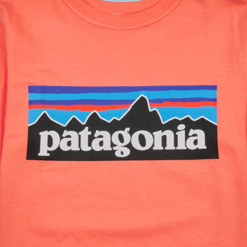 Patagonia BOYS LOGO T-SHIRT Koralli