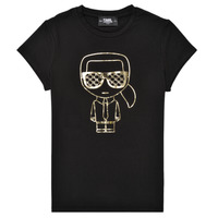 vaatteet Tytöt Lyhythihainen t-paita Karl Lagerfeld UNVEDIFE Musta