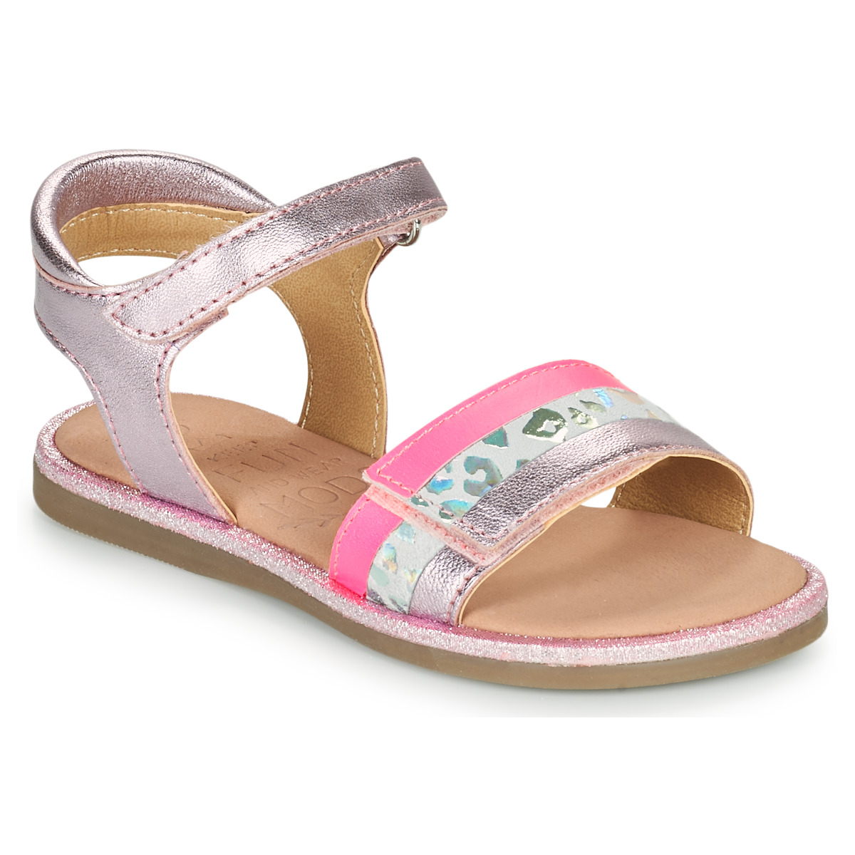 kengät Tytöt Sandaalit ja avokkaat Mod'8 PAGANISA Violetti / Vaaleanpunainen