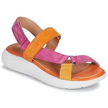 kengät Naiset Sandaalit ja avokkaat Geox D SPHERICA EC5 E Vaaleanpunainen / Oranssi