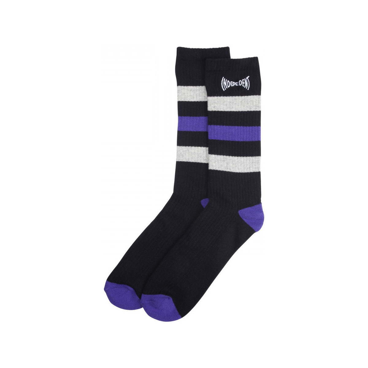 Alusvaatteet Miehet Sukat Independent Span stripe socks Musta
