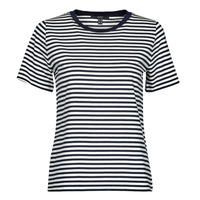 vaatteet Naiset Lyhythihainen t-paita Esprit OCS basic tee Laivastonsininen