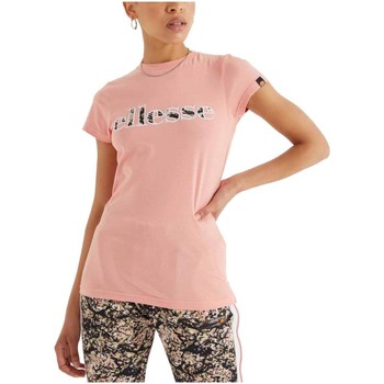 vaatteet Naiset Lyhythihainen t-paita Ellesse  Vaaleanpunainen