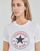 vaatteet Naiset Lyhythihainen t-paita Converse Chuck Patch Classic Tee Valkoinen 