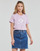 vaatteet Naiset Lyhythihainen t-paita Converse Star Chevron Center Front Tee Sininen /skotti