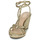kengät Naiset Sandaalit Cosmo Paris ROBBIE Platinum