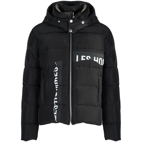 vaatteet Miehet Pusakka Les Hommes LHO501-250P | Oversize Puffy Jacket Piumino Musta