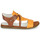 kengät Naiset Sandaalit ja avokkaat Regard BESSAC V4 BUBBLE MAIS Ruskea / Keltainen