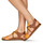 kengät Naiset Sandaalit ja avokkaat Regard BESSAC V4 BUBBLE MAIS Ruskea / Keltainen