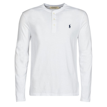 vaatteet Miehet T-paidat pitkillä hihoilla Polo Ralph Lauren K216SC05 Valkoinen