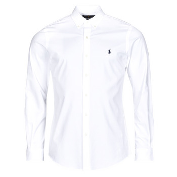 vaatteet Miehet Pitkähihainen paitapusero Polo Ralph Lauren ZSC11B Valkoinen