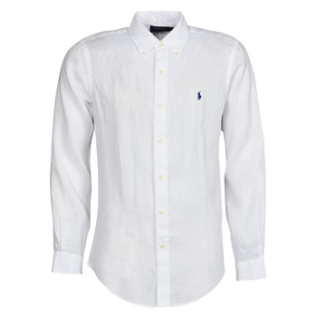 vaatteet Miehet Pitkähihainen paitapusero Polo Ralph Lauren Z221SC19 Valkoinen