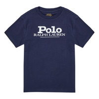 vaatteet Pojat Lyhythihainen t-paita Polo Ralph Lauren SOIMINE Laivastonsininen