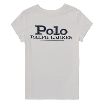 vaatteet Tytöt Lyhythihainen t-paita Polo Ralph Lauren CIMEZO Valkoinen