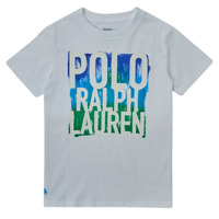 vaatteet Pojat Lyhythihainen t-paita Polo Ralph Lauren GOMMA Valkoinen