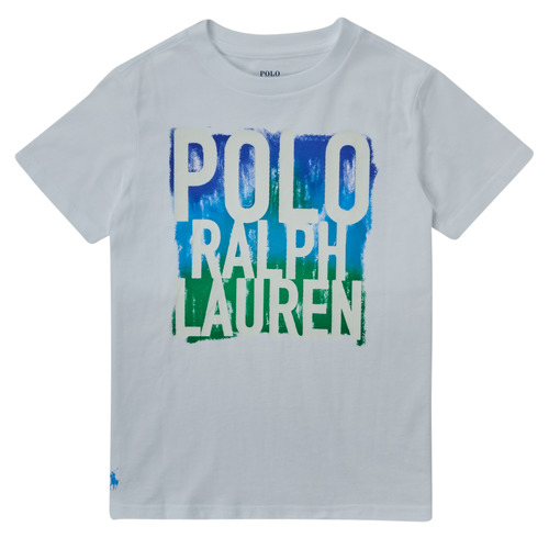 vaatteet Pojat Lyhythihainen t-paita Polo Ralph Lauren GIMMO Valkoinen