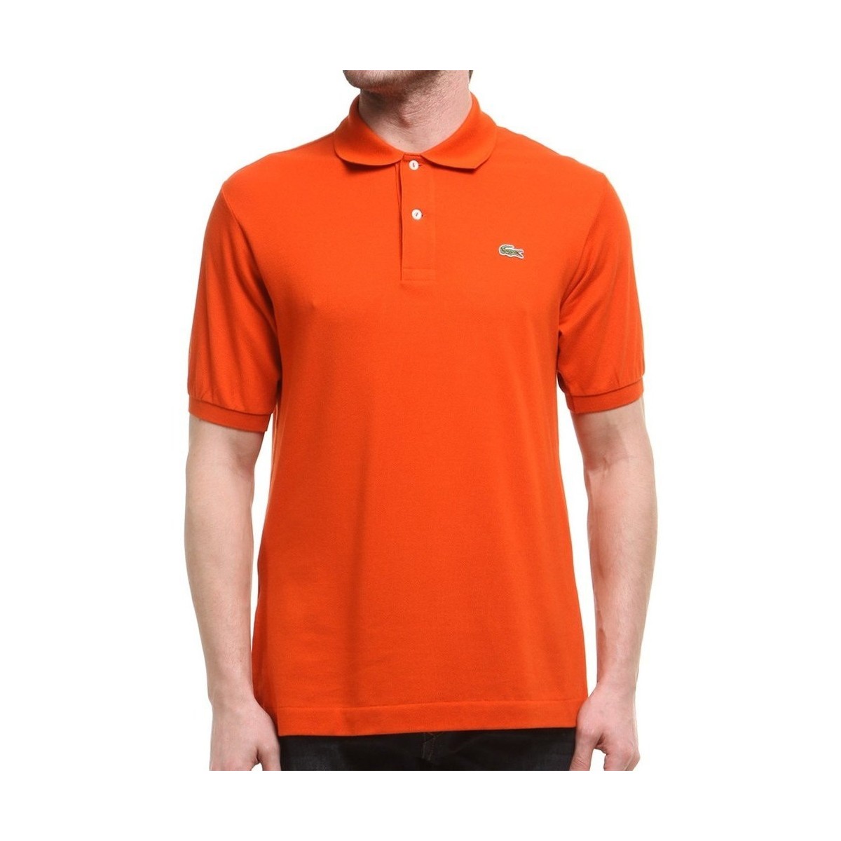 vaatteet Miehet Lyhythihainen t-paita Lacoste L1212WU9 Oranssi