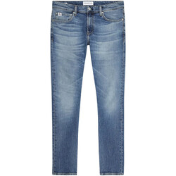 vaatteet Miehet Slim-farkut Calvin Klein Jeans J30J319015 Sininen