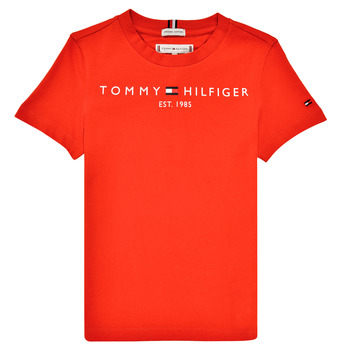 vaatteet Lapset Lyhythihainen t-paita Tommy Hilfiger AIXOU Punainen