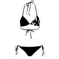 vaatteet Naiset Kaksiosainen uimapuku Roxy SD BE CL TIKI TRI REG TS SET Musta