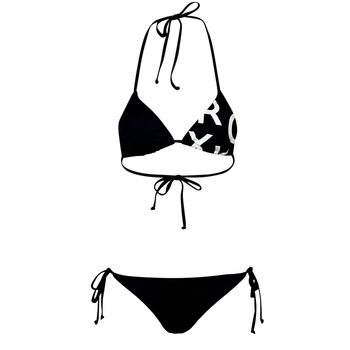 vaatteet Naiset Kaksiosainen uimapuku Roxy SD BE CL TIKI TRI REG TS SET Musta