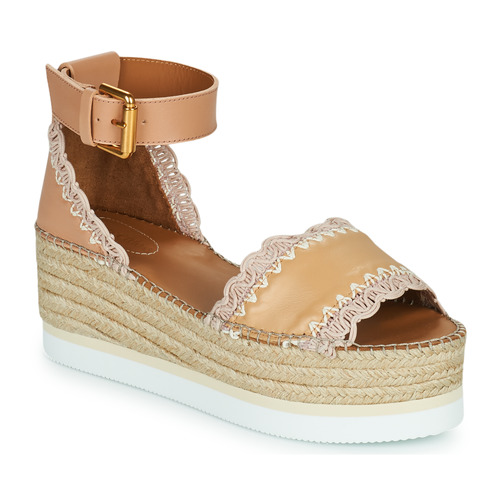 kengät Naiset Espadrillot See by Chloé GLYN SB38151A Beige / Nude