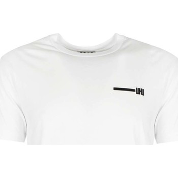 vaatteet Miehet Lyhythihainen t-paita Les Hommes UHT214 700P | Typography T-Shirt Musta