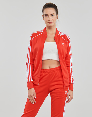 vaatteet Naiset Ulkoilutakki adidas Originals SST TRACKTOP PB Punainen