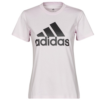 vaatteet Naiset Lyhythihainen t-paita adidas Performance BL T-SHIRT Vaaleanpunainen / Musta