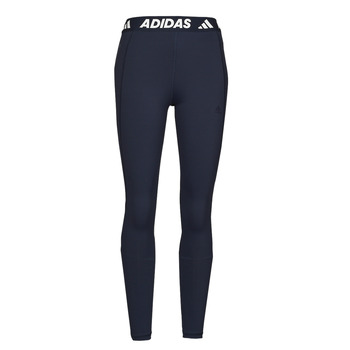vaatteet Naiset Legginsit adidas Performance TECH-FIT 3BAR L Leggings Harmaa / sininen / vaaleanpunainen / Ink