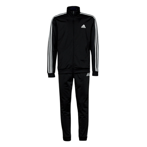 vaatteet Miehet Verryttelypuvut Adidas Sportswear 3 Stripes TR TT TRACKSUIT Musta / Valkoinen 