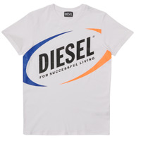 vaatteet Pojat Lyhythihainen t-paita Diesel MTEDMOS Valkoinen